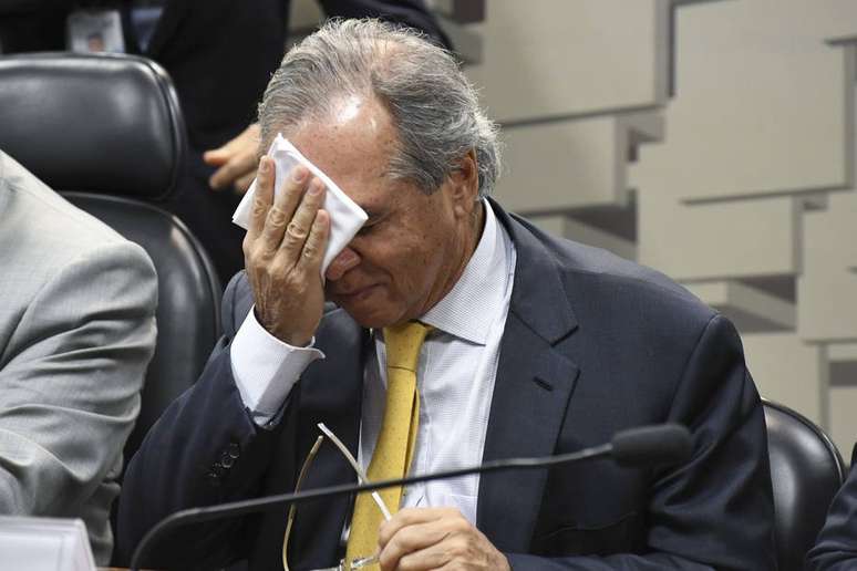 Paulo Guedes participou, nesta quarta-feira, de audiência pública em comissão do Senado.