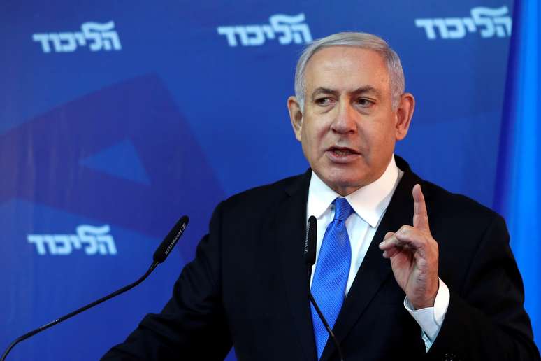Primeiro-ministro da Israel, Benjamin Netanyahu
01/04/2019
REUTERS/Ronen Zvulun