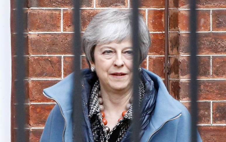 Premiê britânica, Theresa May, deixa residência oficial em Londres
01/04/2019 REUTERS/Henry Nicholls