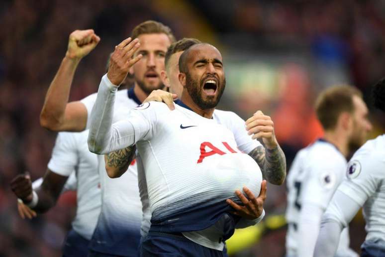 Lucas dedica o gol marcado ao filho que está por vir (Foto: Divulgação)