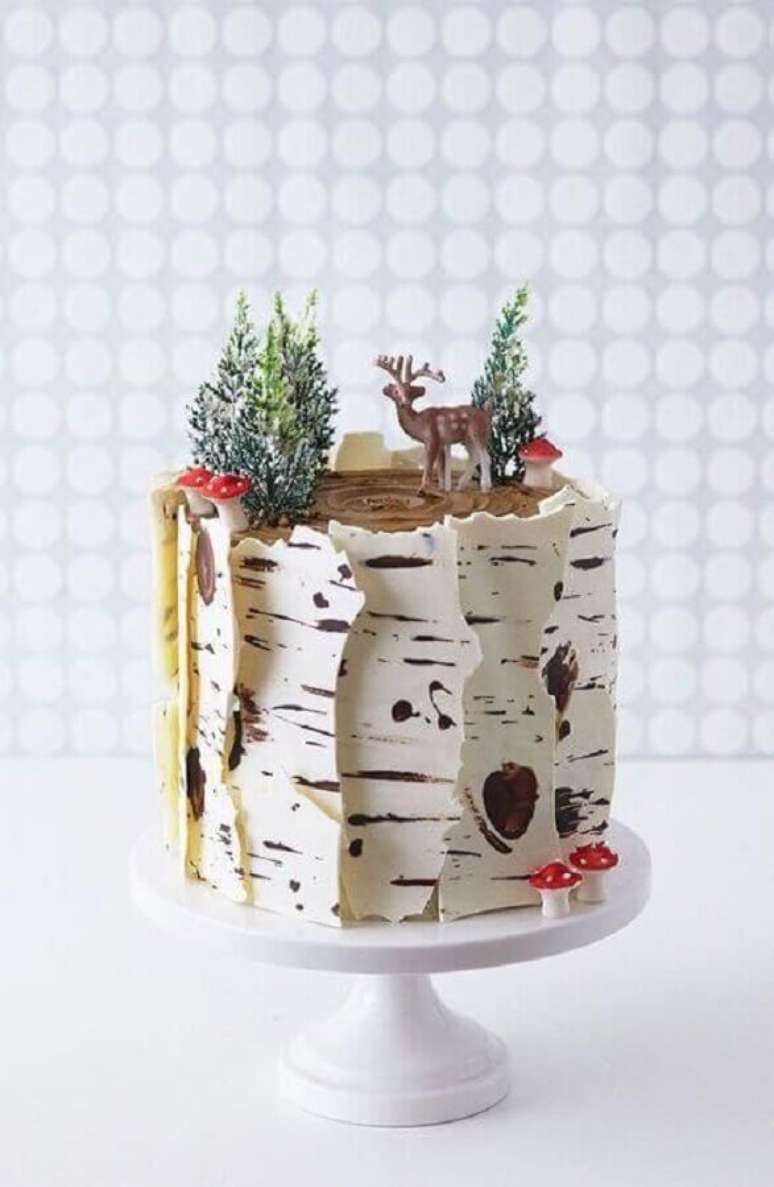 73. É importante que os bolos decorados para aniversário sigam o mesmo tema da festa – Foto: Mums Make Lists