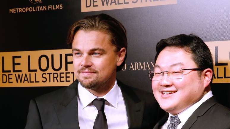 Leonardo DiCaprio e Jho Low: ator protagonizou filme co-produzido e financiado por um filho da ex-primeira-dama da Mal&aacute;sia