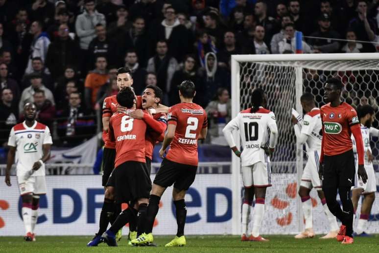 Revanche doce para o Rennes (Foto: AFP)