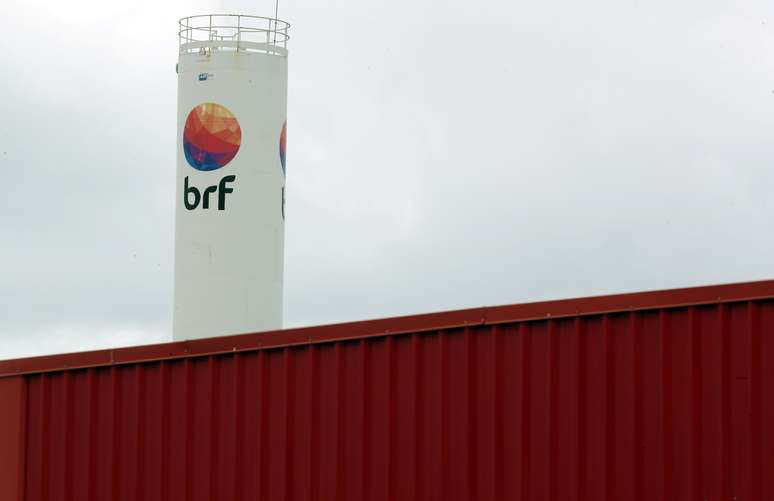 Meat processing company BRF SA's logo is pictured in its unit in Fortaleza, Brazil January 10, 2019. REUTERS/Paulo Whitaker