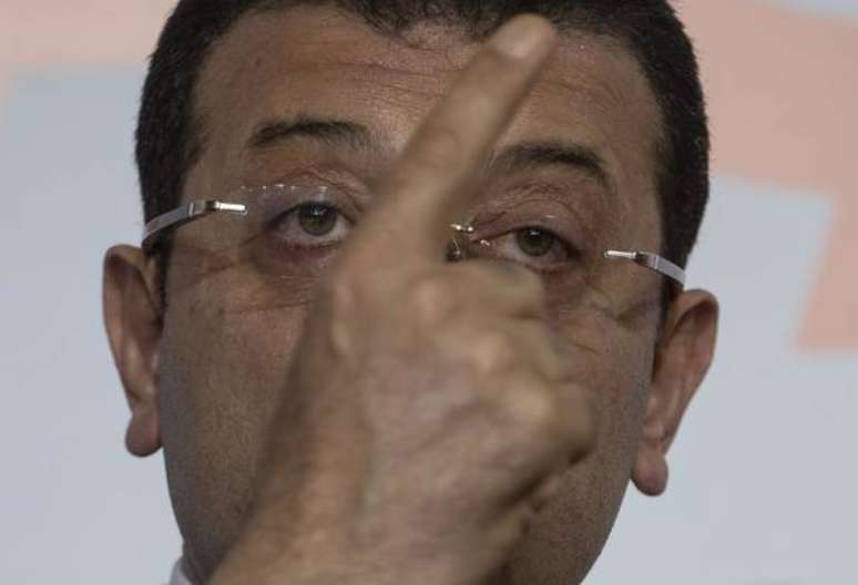 Candidato da oposição Ekrem Imamoglu