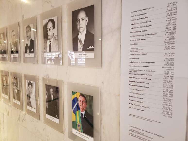 Foto de Jair Bolsonaro é incluída na Galeria dos Presidentes da República