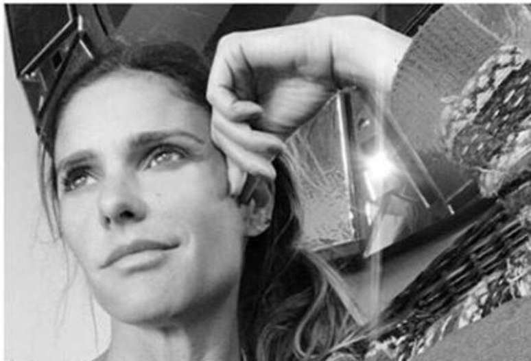 A apresentadora da TV Globo Fernanda Lima, que est&aacute; gr&aacute;vida do terceiro filho com Rodrigo Hilbert.