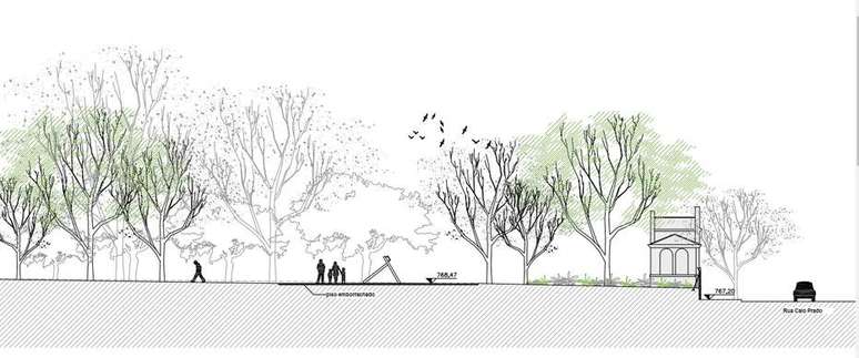 Deck de madeira pl&aacute;stica ser&aacute; criado pr&oacute;ximo &agrave; Rua Augusta