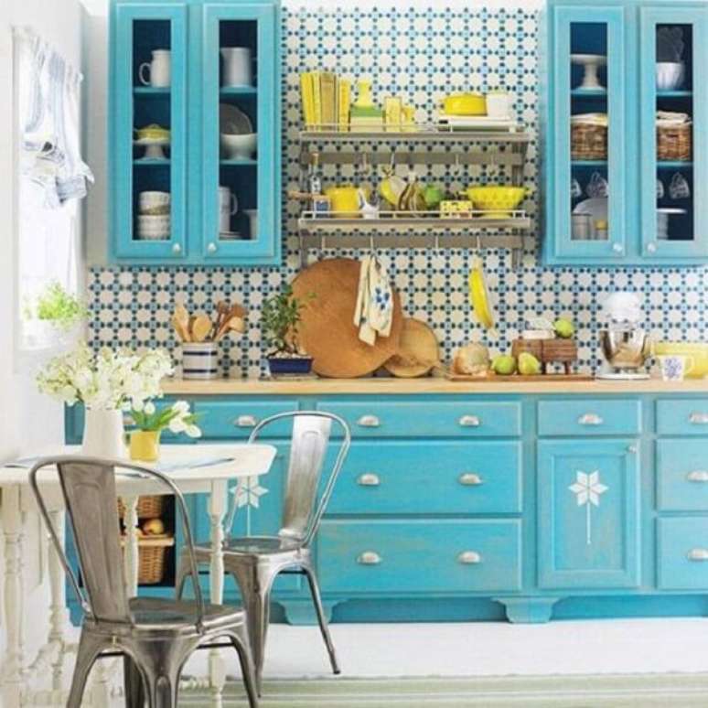 54 &ndash; Misture o estilo vintage com o estilo moderno. Fonte: Pinterest