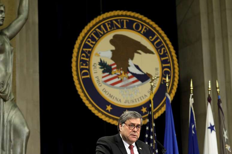 O procurador-geral William Barr em evento em Washington. 26/02/2019. REUTERS/Yuri Gripas