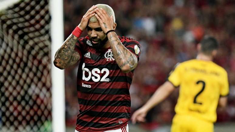 Gabigol foi expulso no segundo tempo (Foto: Marcello Dias/Eleven/Lancepress!)