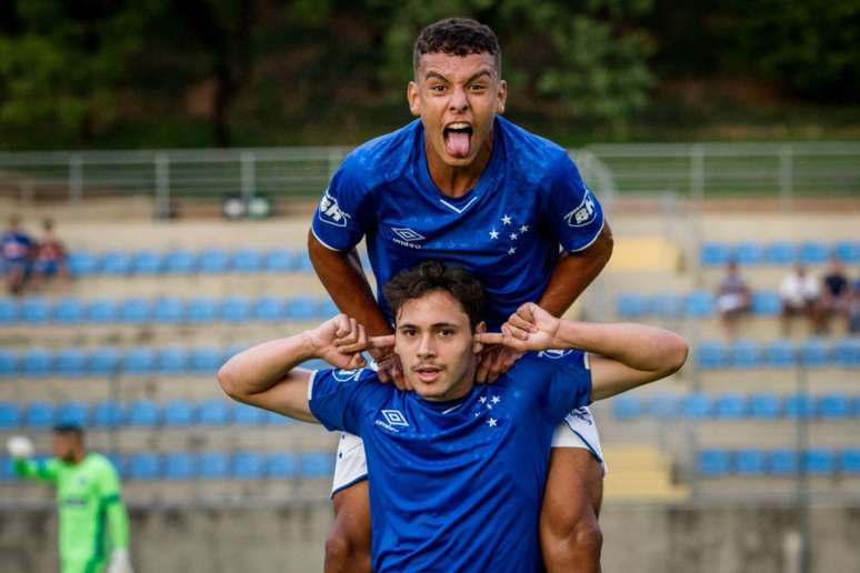 O time sub-20 da Raposa venceu o  Goiás após empatar no jogo de ida, em Goiânia -Divulgação/Cruzeiro