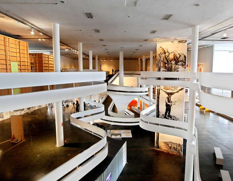 Pavilh&atilde;o da Bienal no Parque do Ibirapuera, na zona Sul da cidade de S&atilde;o Paulo, recebe a 15&ordf; edi&ccedil;&atilde;o da SP-Arte