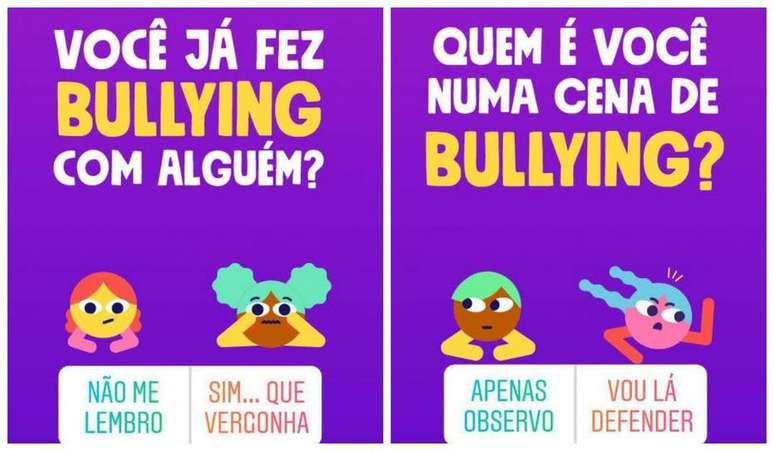 Unicef, SaferNet, Facebook e Instagram se unem em campanha sobra o bullying.
