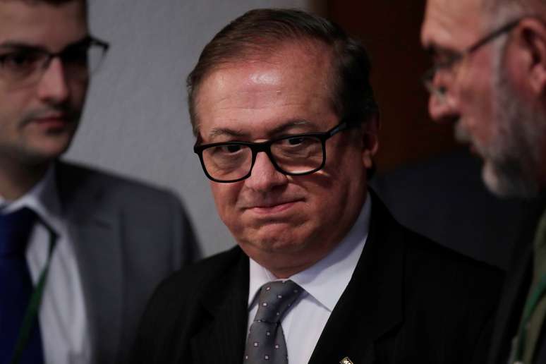 Vélez, durante audiência no Senado 26/2/2019 REUTERS/Ueslei Marcelino