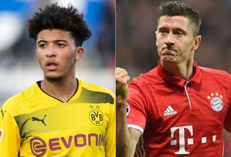 Borussia está em primeiro na Bundesliga com 63 pontos e o Bayern vem logo atrás com 61 (Foto: Reprodução/AFP)