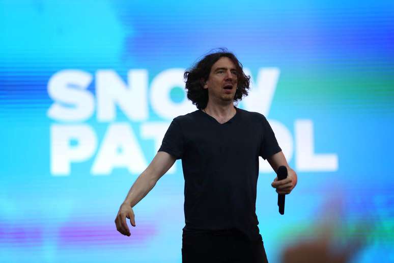 Show da banda norte-irlandesa Snow Patrol no segundo dia do Lollapalooza Brasil 2019