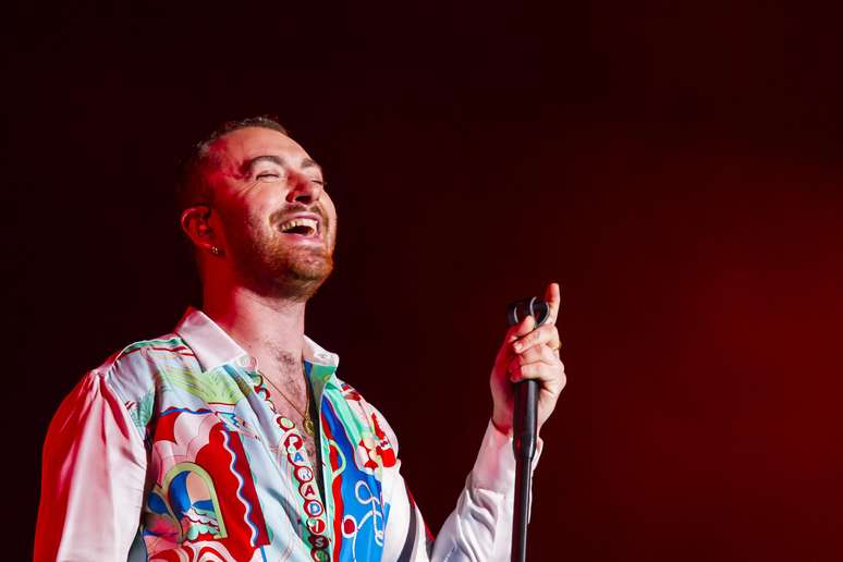 Show do cantor britânico Sam Smith nesta sexta (5), primeiro dia do Lollapalooza 