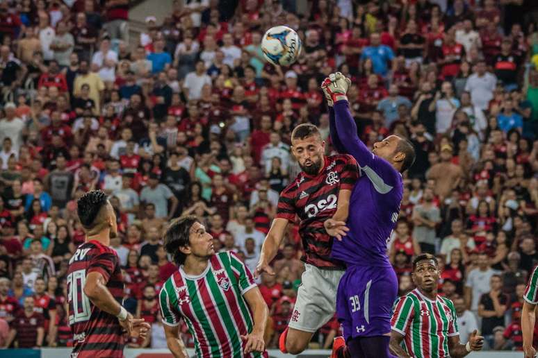 FLAMENGO X FLUMINENSE - partida válida pela semifinal do Campeonato Carioca 2019, no estádio Jornalista Mário Filho (Maracanã)