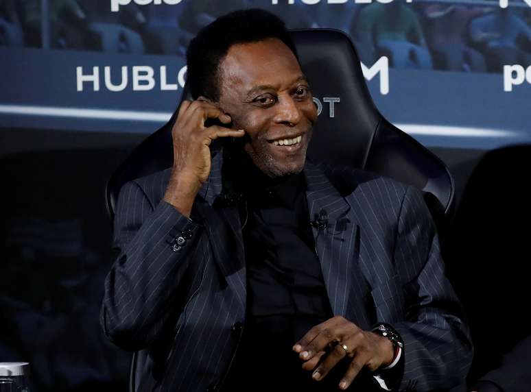 Pelé durante evento em Paris
02/04/2019 REUTERS/Christian Hartmann