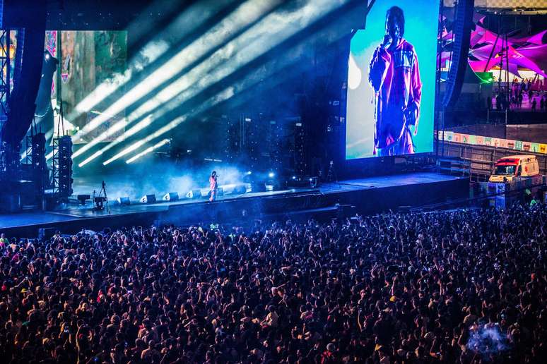 Kendrick Lamar tocou no último dia do Lollapalooza