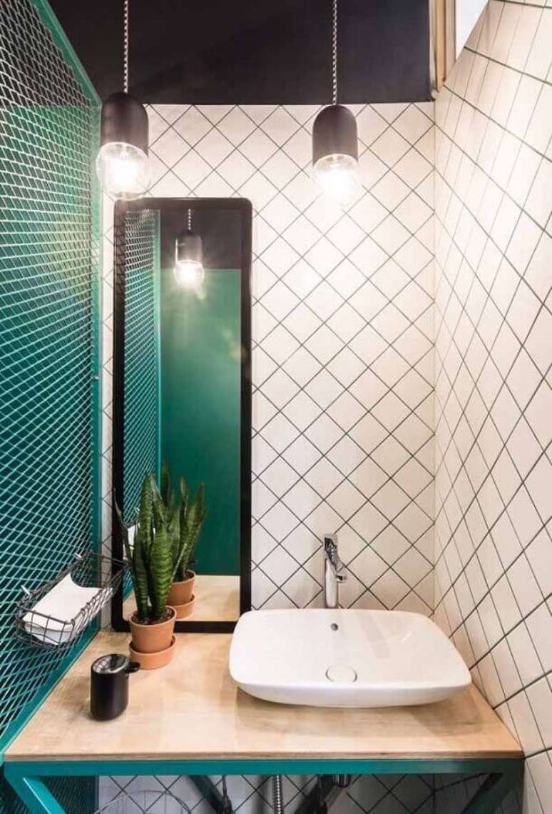 15. O verde água pode ser usado apenas em alguns detalhes em ambientes com decoração moderna – Foto: Design Ideas