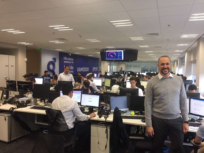 Copresidente da Genial Investimentos, Claudio Pracownick (direita), na sede da empresa
REUTERS/Paula Arend Laier