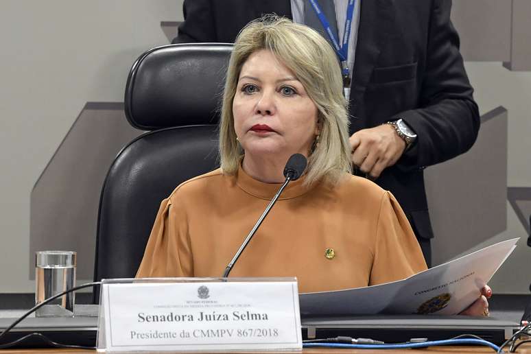 A senadora Selma Arruda, do PSL