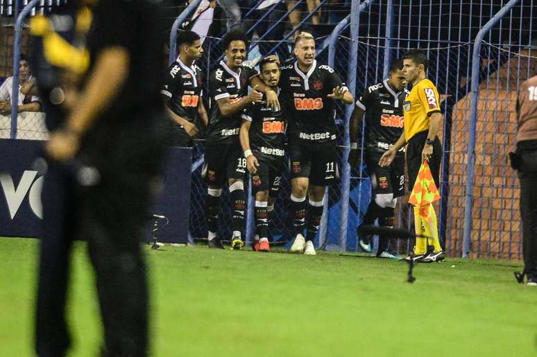 Gol de Yago Pikachu para o Vasco durante a segunda partida entre Ava&iacute; X Vasco pela terceira fase da Copa do Brasil 2019 no est&aacute;dio Aderbal Ramos da Silva (Ressacada) em Florian&oacute;polis, Santa Catarina na noite desta quarta-feira (10). A primeira partida que ocorreu no dia 14/03 em S&atilde;o Janu&aacute;rio no Rio de Janeiro ficou em 3x2 para o Vasco.