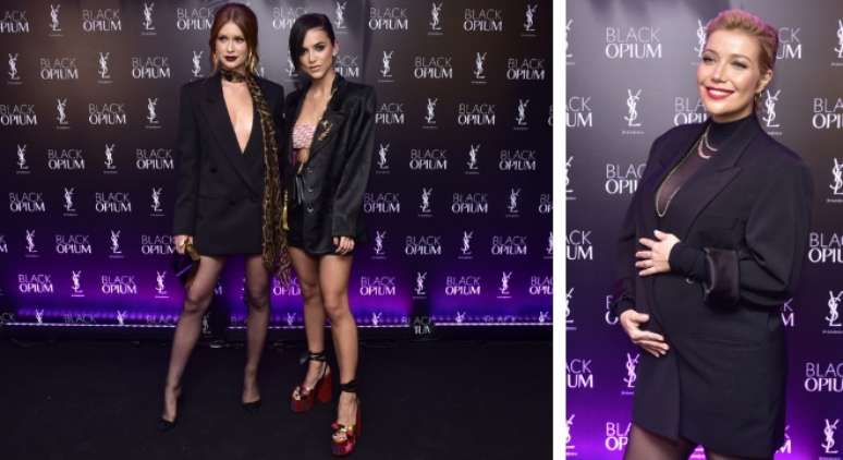 Famosas vestem looks parecidos em evento (Fotos: Leo Franco/AgNews)