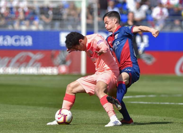 Barça e Huesca ficaram no zero (Foto: ANDER GILLENEA / AFP)