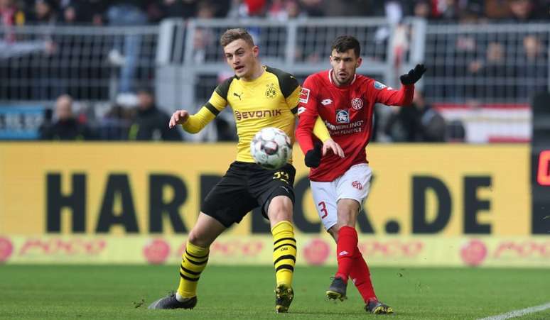 Borussia fez 2 a 1 no Mainz (FOTO: Ronny Hartmann / AFP)