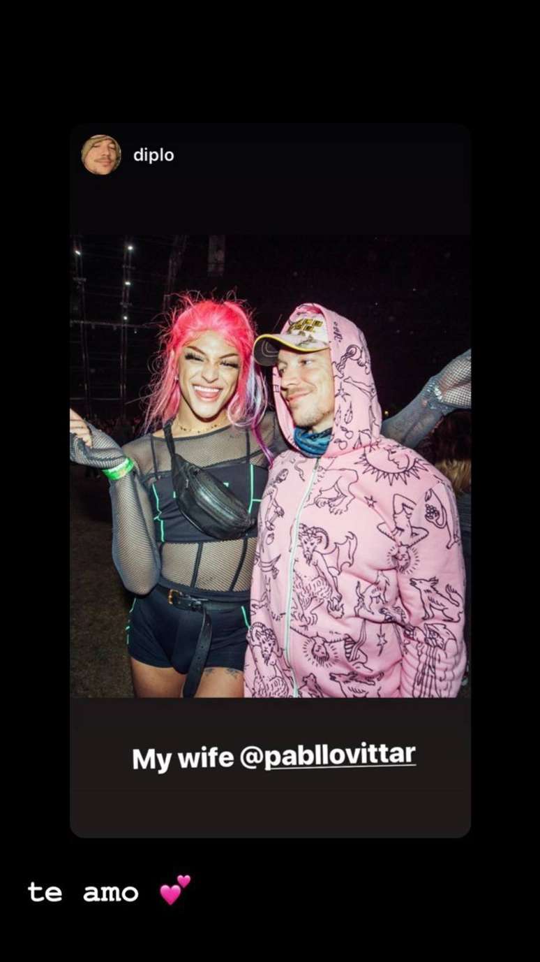Pabllo Vittar e Diplo.