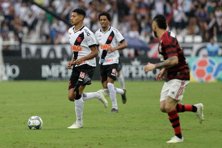 Marrony durante primeira partida entre Vasco X Flamengo pelo campeonato Carioca 2019 no estádio Nilton Santois neste domingo (14/04).