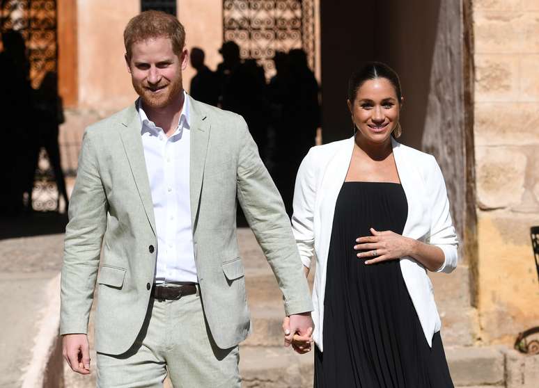 Príncipe britânico Harry e sua esposa Meghan Markle em Marrocos
25/02/2019 Facundo Arrizabalaga/Pool via REUTERS