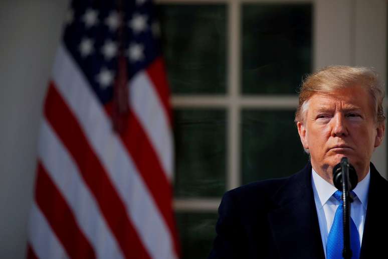 Presidente dos EUA, Donald Trump, faz pronunciamento na Casa Branca
15/02/2019 REUTERS/Carlos Barria