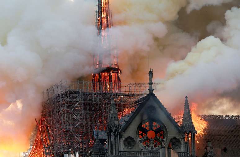 Incêncio na Catedral de Notre-Dame em Paris
15/04/2019
REUTERS/Benoit Tessier