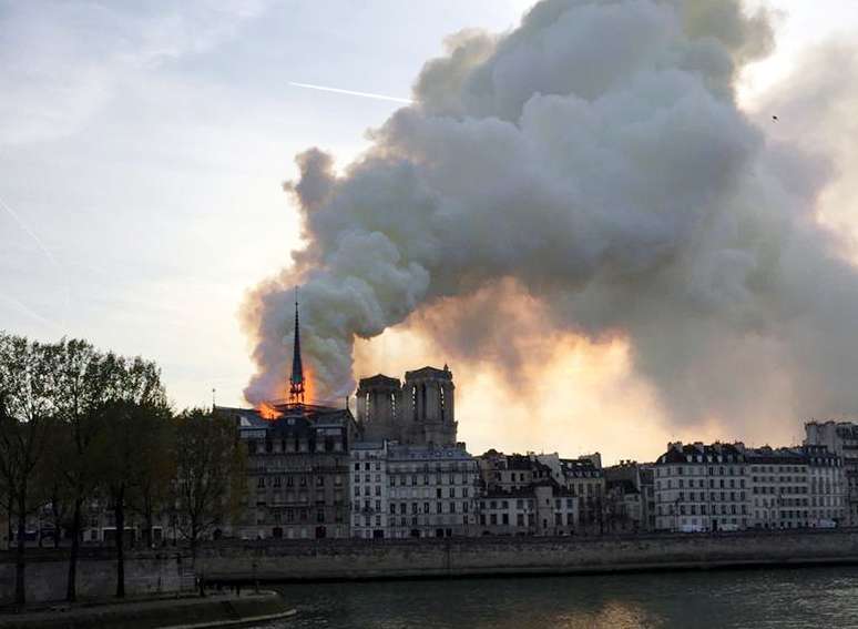 Incêndio na Catedral de Notre Dame, em Paris