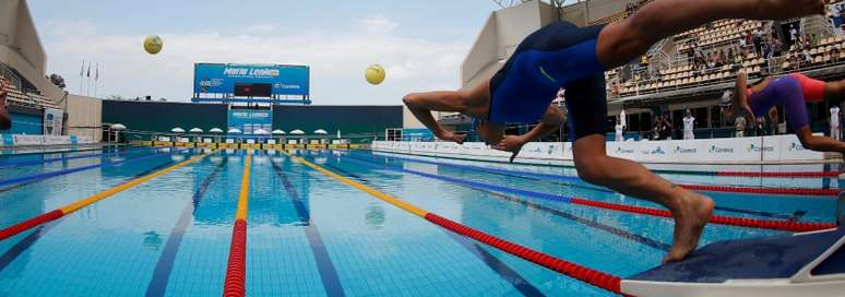 A piscina do Parque Aquático Maria Lenk, que receberá elite da natação brasileira (Foto: Satiro Sodré/SSPress/CBDA)