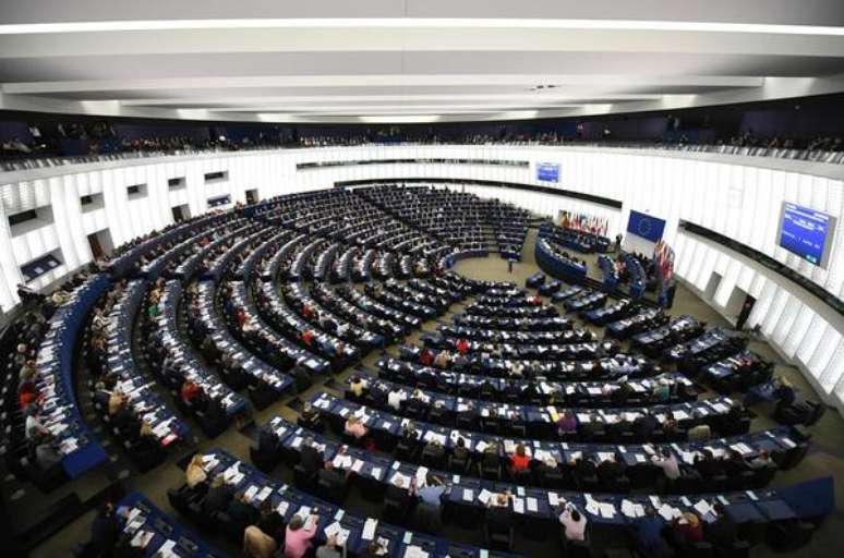 Plenário do Parlamento Europeu, em Estrasburgo, na França