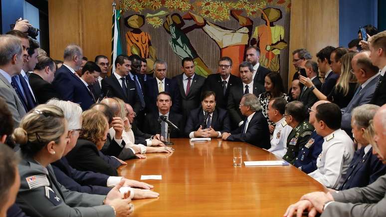 Reforma da Previdência tramita no Congresso; troca de farpas entre Bolsonaro e Maia chegaram a preocupar