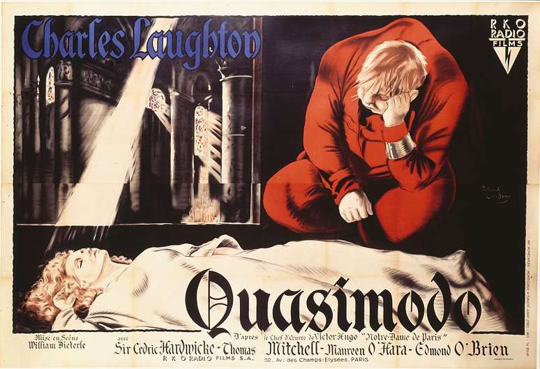 Cartaz do filme O Corcunda de Notre-Dame, de 1939