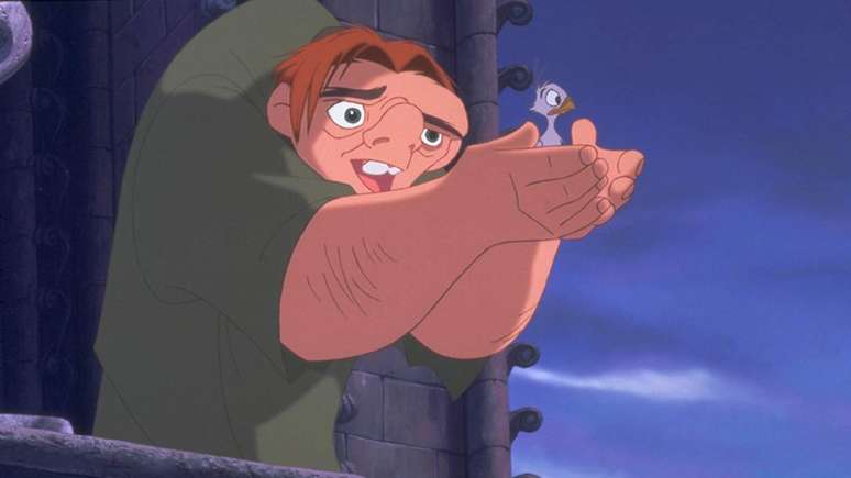 Quasimodo também virou protagonista de um filme de animação lançado em 1996 pela Disney