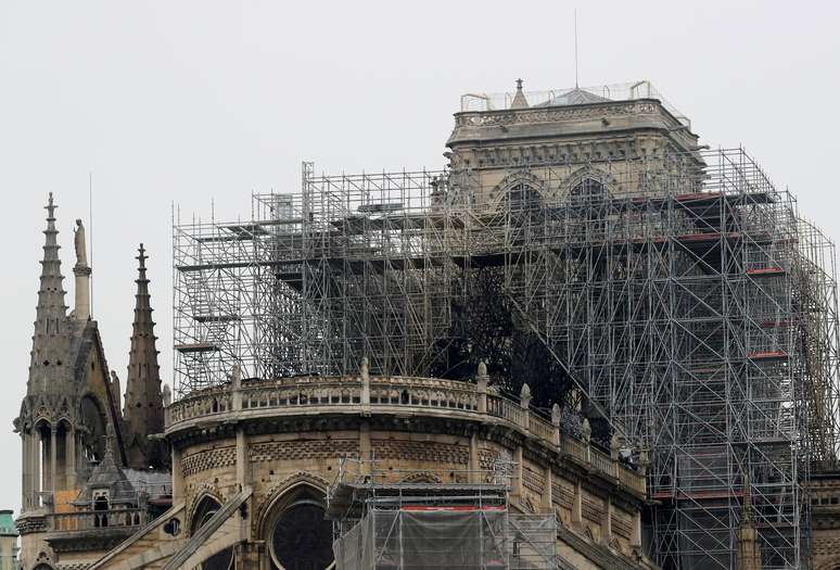 Catedral de Notre-Dame, em Paris, após incêndio
16/04/2019
REUTERS/Gonzalo Fuentes