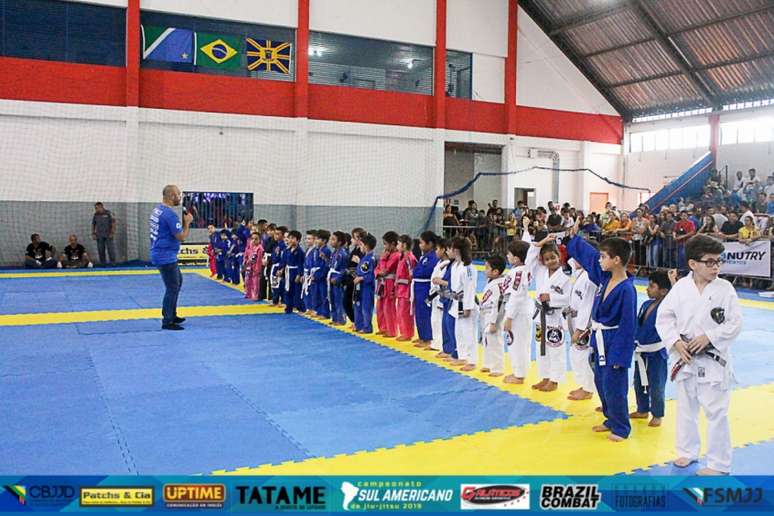 Festival Kids foi uma das atrações do Sul Americano de Jiu-Jitsu em Campo Grande (Foto: Divulgação)