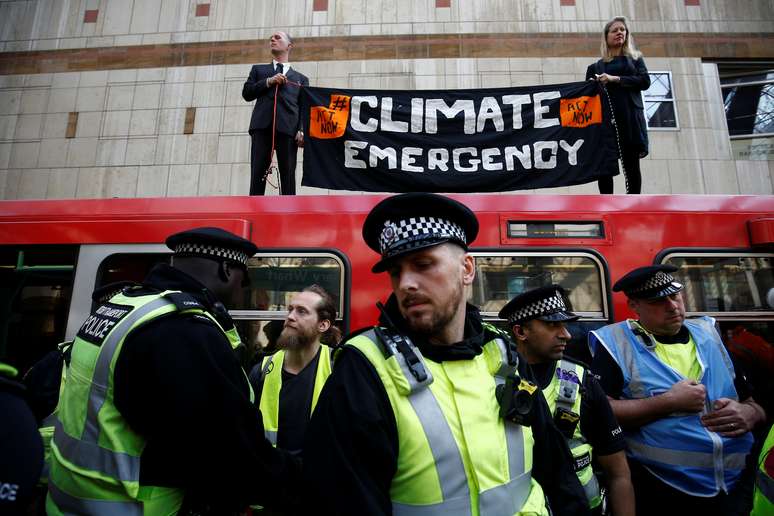 Protesto contra a mudança climática em Londres
17/04/2019
REUTERS/Henry Nicholls