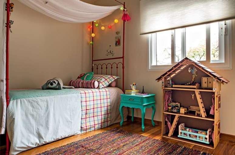 8 &ndash; Decora&ccedil;&atilde;o vintage para quarto infantil. Fonte: Blog Dom Mascate