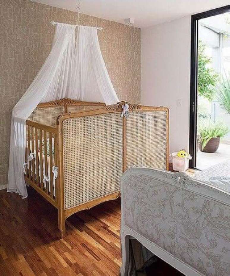 51. Modelo de berço para quarto de bebê gêmeos – Foto: Neu dekoration stile