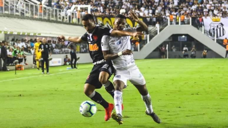Vasco perdeu para o Santos fora de casa (Foto: Marcello Fim/Ofotografico/Lancepress!)