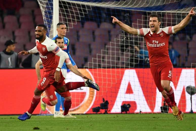 Lacazette marcou o gol da partida (Foto: AFP)